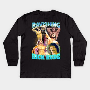 Rick Rude Bootleg Kids Long Sleeve T-Shirt